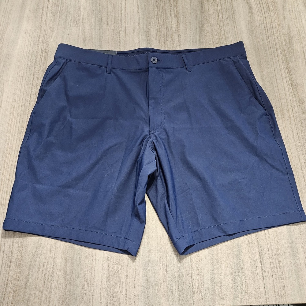 New Holderness & Bourne‎ Tailored Fit Stretch Golf Short Navy Blue Size 38 Nylon